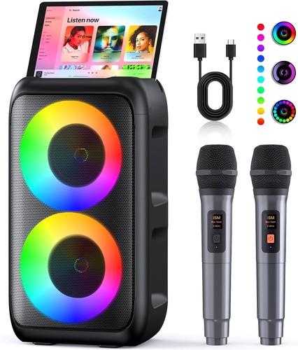 Karaoke machine microphones - machine,