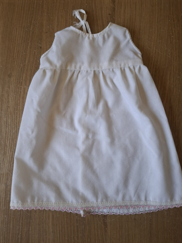 Vintage white cotton petticoat - vintage,