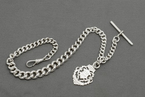 Antique sterling silver albert - silver,