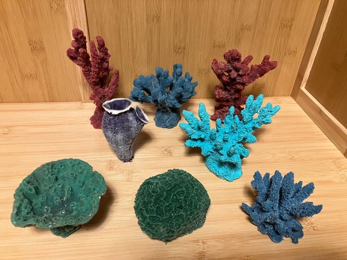 Artificial corals set of 8 - corals,