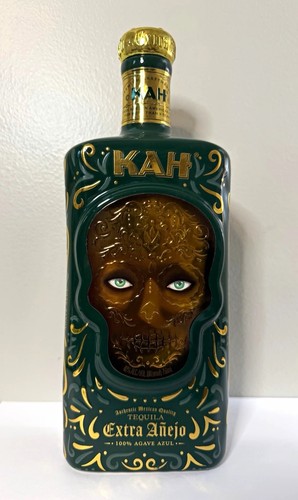 Kah extra añejo empty tequila - kah,