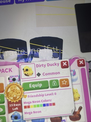Mega dirty duck plush adopt - duck,