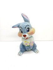 VINTAGE WADE 1960'S BLUE DISNEY BLOW UP RABBIT ORNAMENT FIGURE