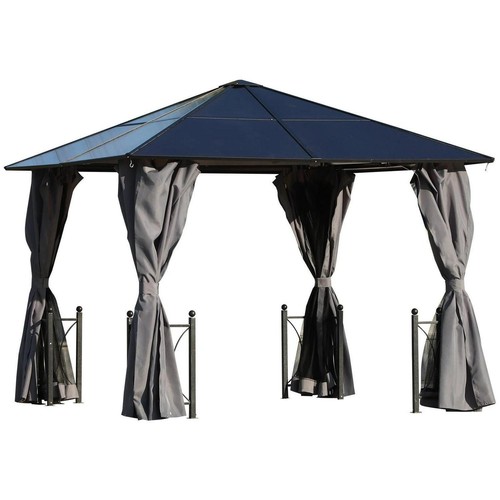 Hardtop gazebo canopy with - hardtop,