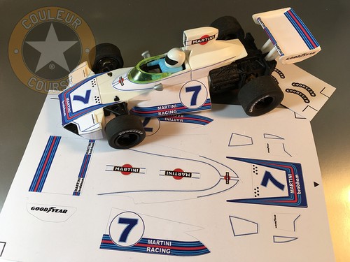 Stickers for brabham - stickers, bt44