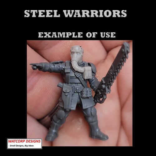 Steel warriors heads - warriors, for