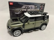 1/18 Diecast Vehicle Land Rover Defender Model Car Toy Kids Sound Light Toy Gift