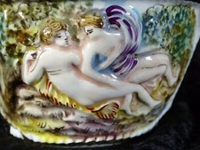 Capodimonte  Porcelain Lidded