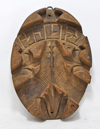 Antique wooden jali panel - antique,