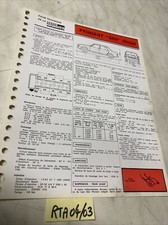 Automobile Technical Sheet