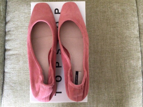 Topshop jemima pink - pink, suede