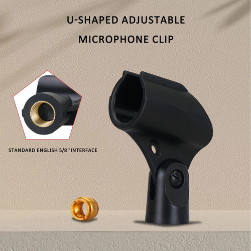 Universal microphone clip for - microphone,