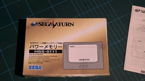 Sega saturn box for - sega, memory