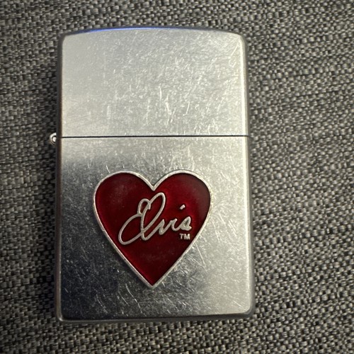 Elvis presley heart zippo - presley,