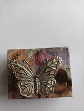 Silver Effect Butterfly Shaped