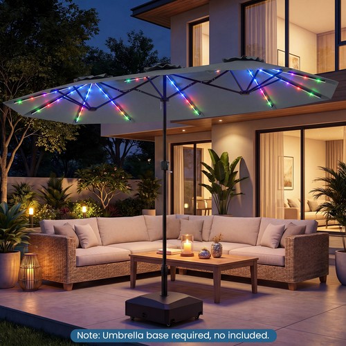 Double sided patio umbrella - patio,