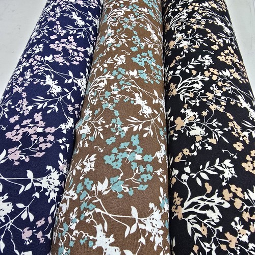 Viscose challis fabric ditsy - fabric,