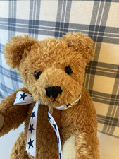 Traditional Teddy Bear Beanie - Teddy bears of Witney - approx 10” tall