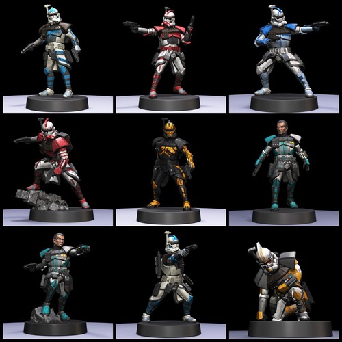 Arc trooper clone miniatures - clone,