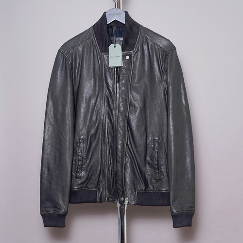 All saints leather jacket - all, mens
