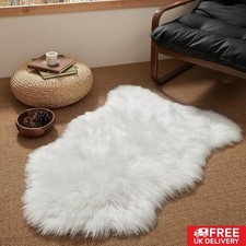 Large Faux Fur Sheepskin Rug