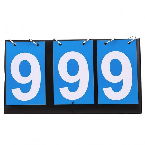 Manual flip scoreboard black - manual,