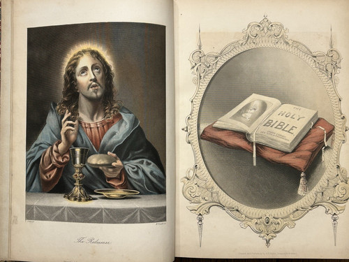 C1860 holy bible hand - holy,