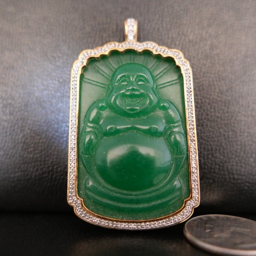 Large solid jade diamond 925 - jade,