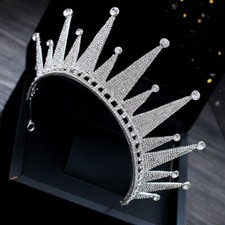 7.2cm Tall Large Crystal Tiara