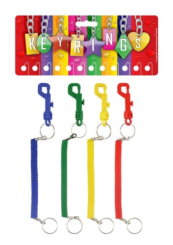 New spiral key chain - spiral,