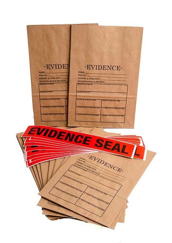 Crime scene csi evidence bags - crime,