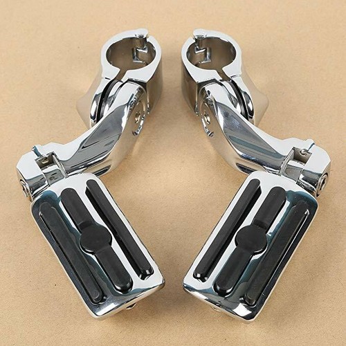 Chrome highway foot pegs rest - highway,