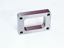 T6 Undivided Inlet 1.0" Spacer Turbo Flange Garrett Precision Turbonetics S400