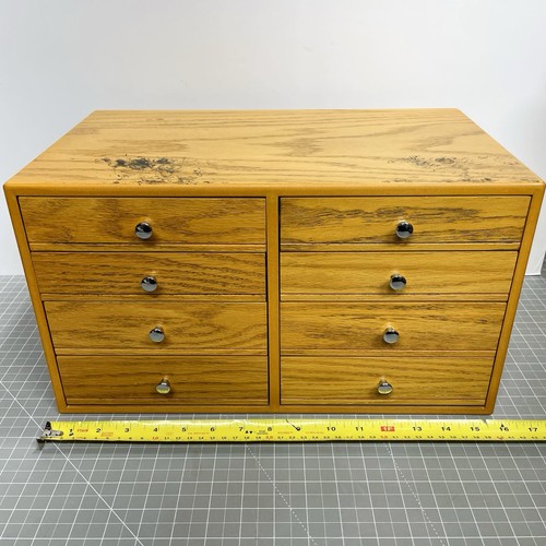 Wood drawer flat storage - 8-drawer,