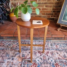 Vintage Small Teak Round