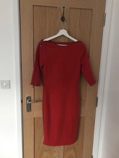 Amanda Wakeley Women’s Dress Red Zip Design UK 10 BN Without Tag