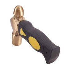 1Lb Brass Hammer Mallet Short Handle Stamping Texturing Cutters Punch Hammer