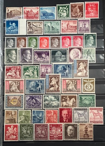 German stamps ww2 1941 1944 - german,