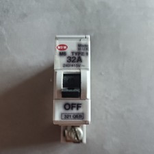 EATON MEM 32A MCB MEMSHIELD MEMERA SINGLE POLE M6 TYPE 1 321QEB (MEM117)
