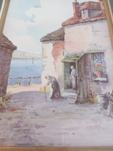 Victorian framed signed - framed,