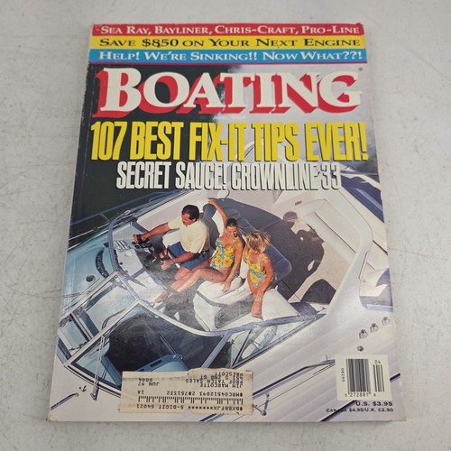 Boating magazine april 1996 - boating,