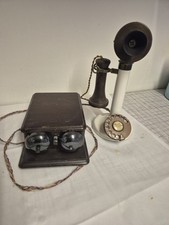 Antique Original Candlestick Telephone Phone With BellBox - Working!!