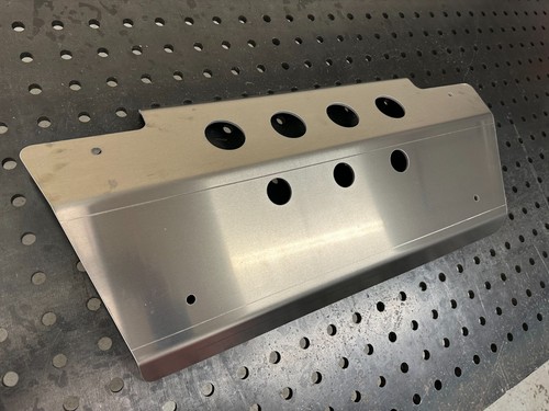 Bare aluminium steering - bare,