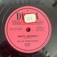 78rpm MILLS BROTHERS 10" Decca