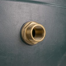 Solid Brass Tank Bulkhead