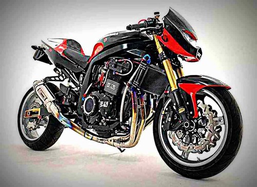 Metal sign suzuki gsx r1100 - a4,