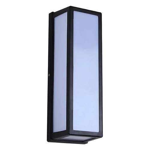 Black aluminium external wall