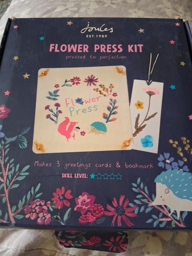 Joules flower press kit - flower,