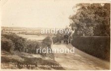 View From Brightlingsea Church Essex Gypsy Caravan 1910/1915 Real Photo Postcard