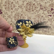 Oak 12th 1/12 Ladies handmade Hat hatstand opening bag dolls house Scale shop